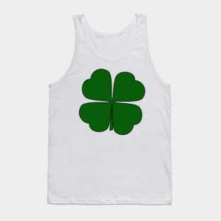 Four Leaf Clover - Lucky for St Paddy's Day Tank Top